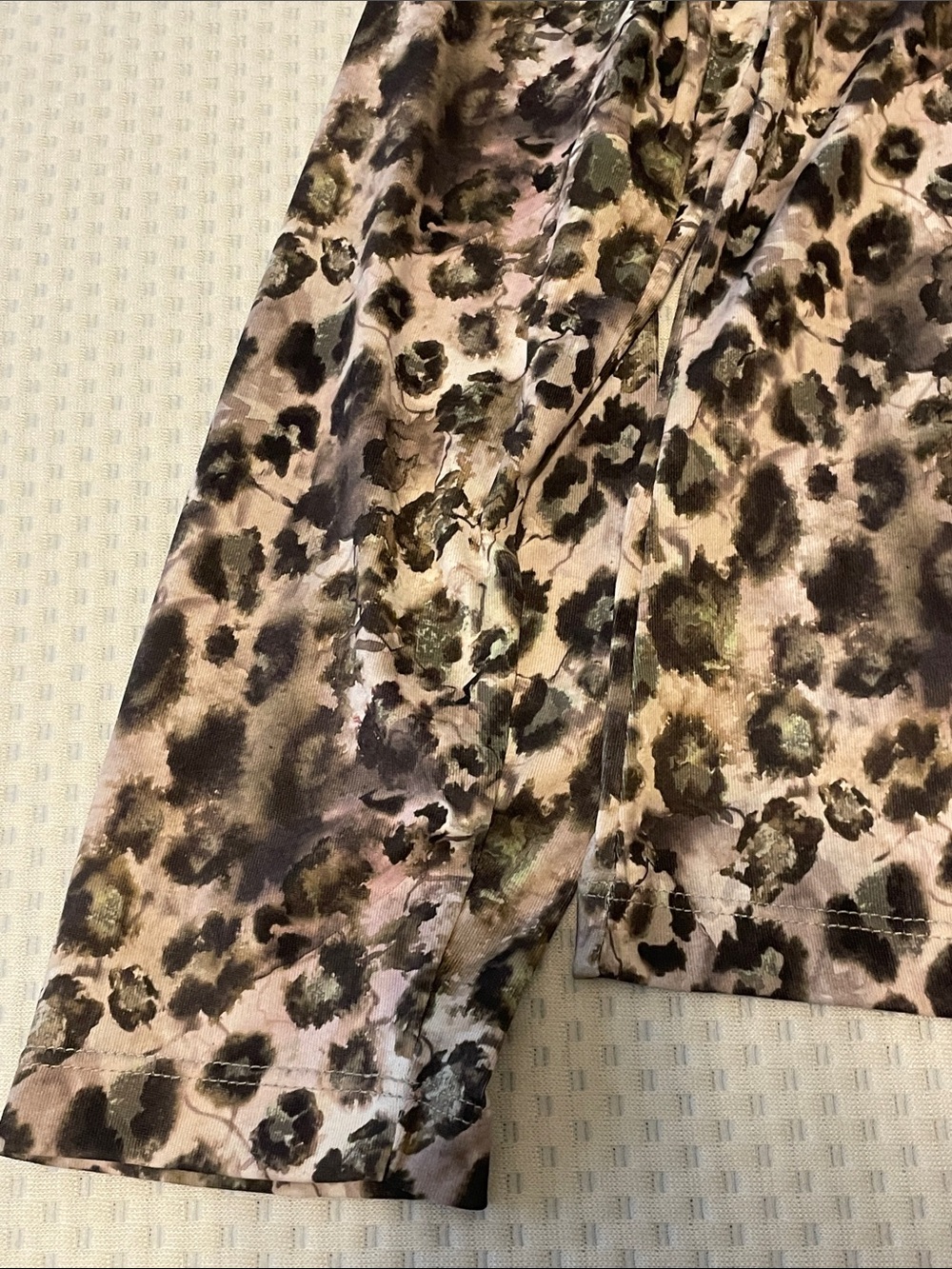 Daily Sports Leopard-Print Quarter-Zip Pullover in Neutral Tones - Picture 6 of 9